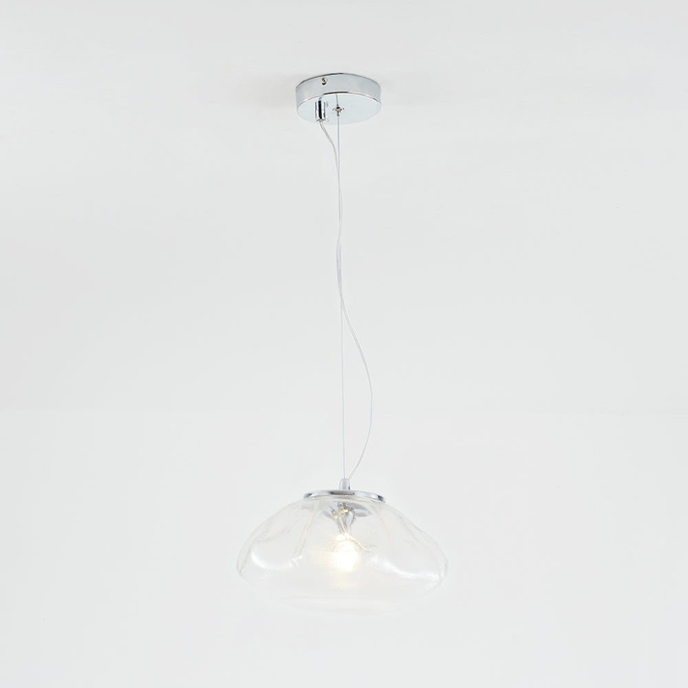 Ambient Glow Glass Globe Minimalist Pendant Light