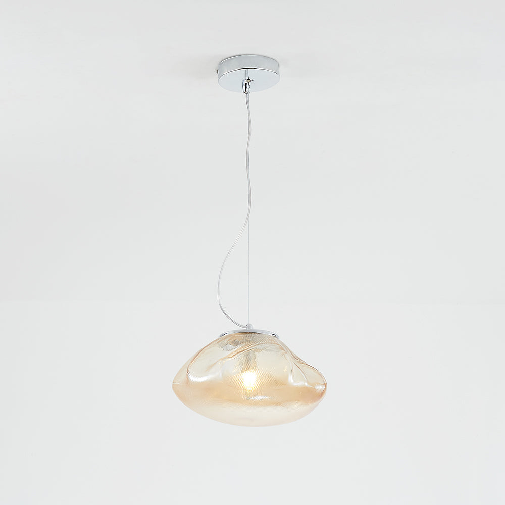 Ambient Glow Glass Globe Minimalist Pendant Light