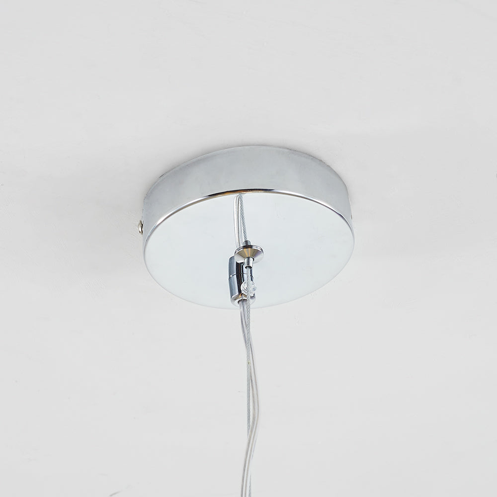 Ambient Glow Glass Globe Minimalist Pendant Light
