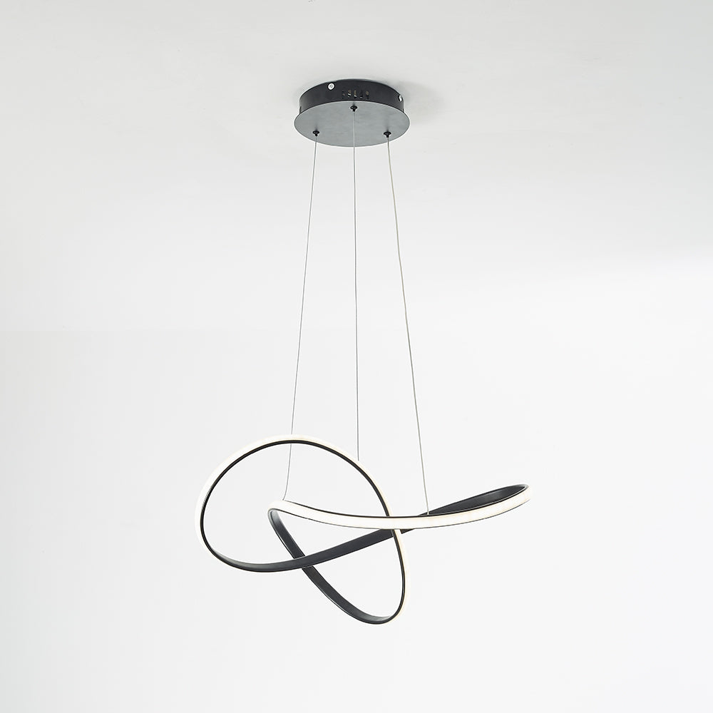 Modern Linear Pendant Light With Soft Glow For Dining