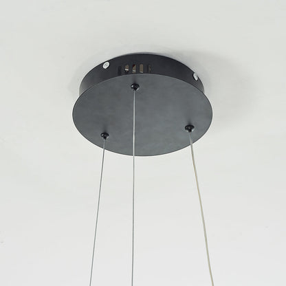 Modern Linear Pendant Light With Soft Glow For Dining