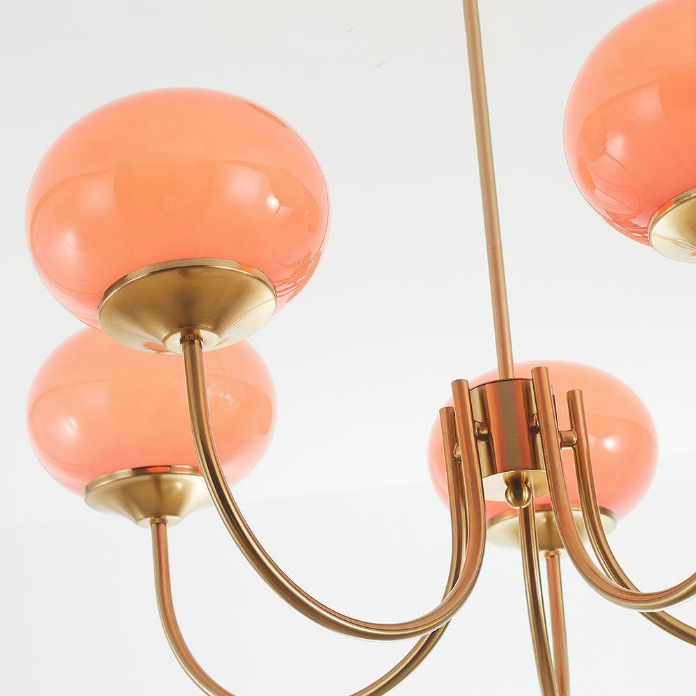 Deco Art Aurora Pendant Globe Lamp With Glow Warm