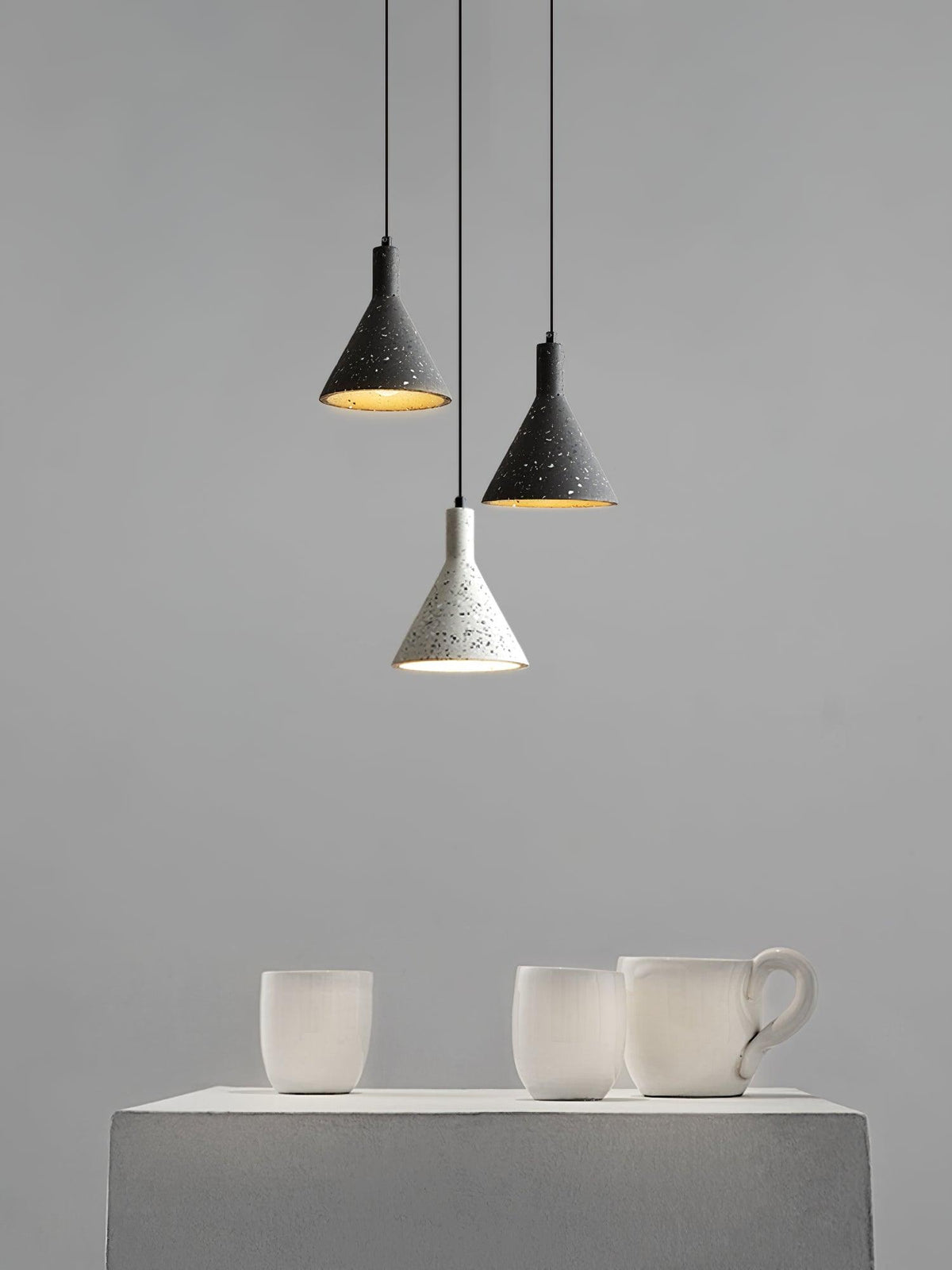 Pendant Light For Warm Ambience Minimalist Cement