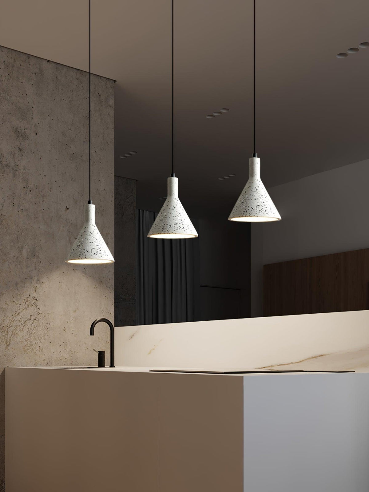 Pendant Light For Warm Ambience Minimalist Cement