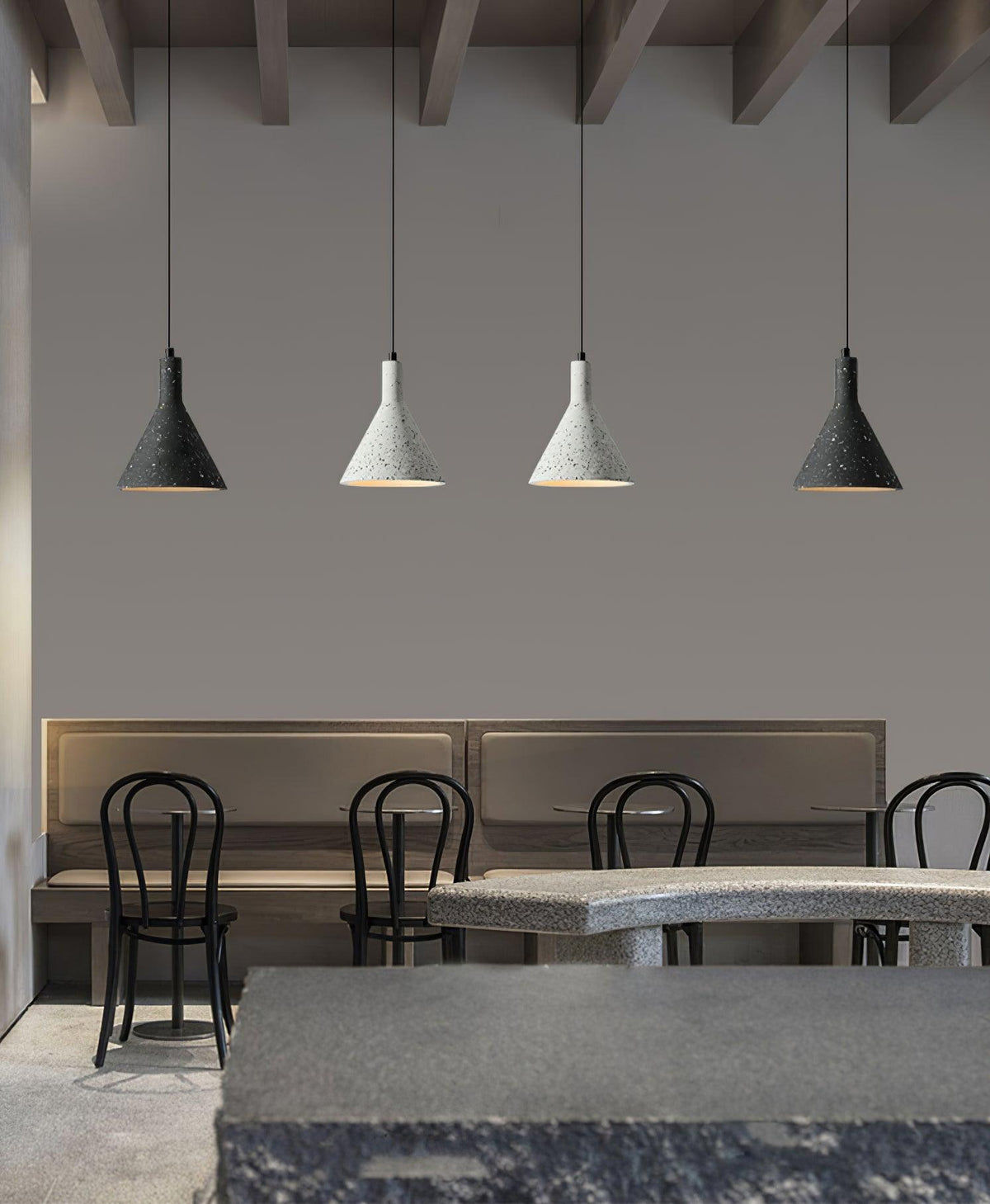 Pendant Light For Warm Ambience Minimalist Cement