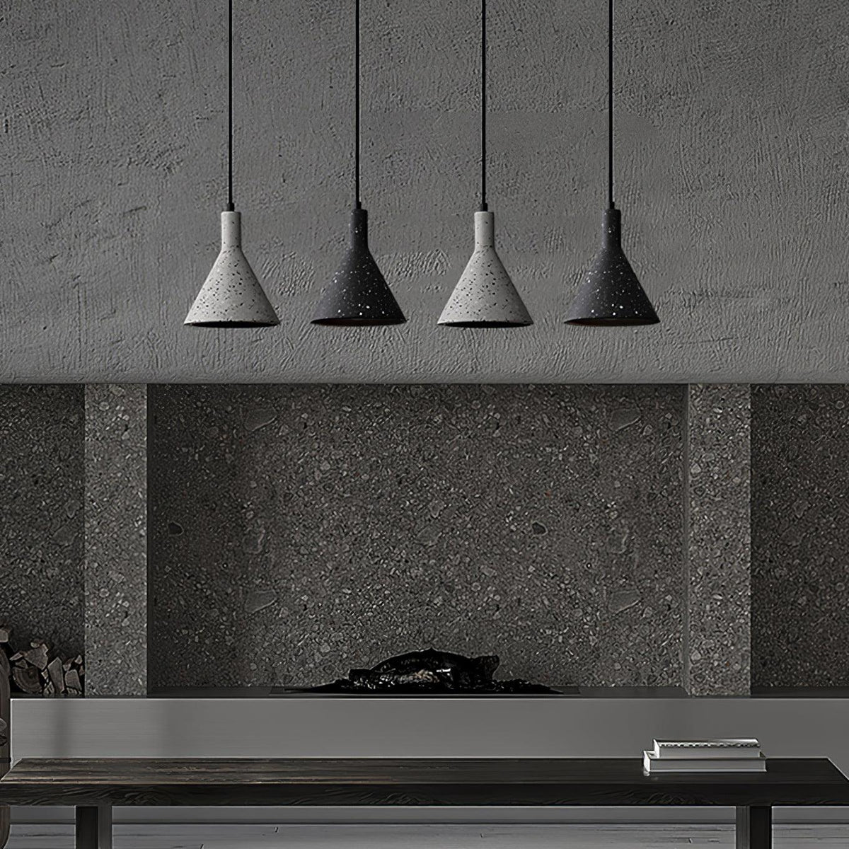 Pendant Light For Warm Ambience Minimalist Cement