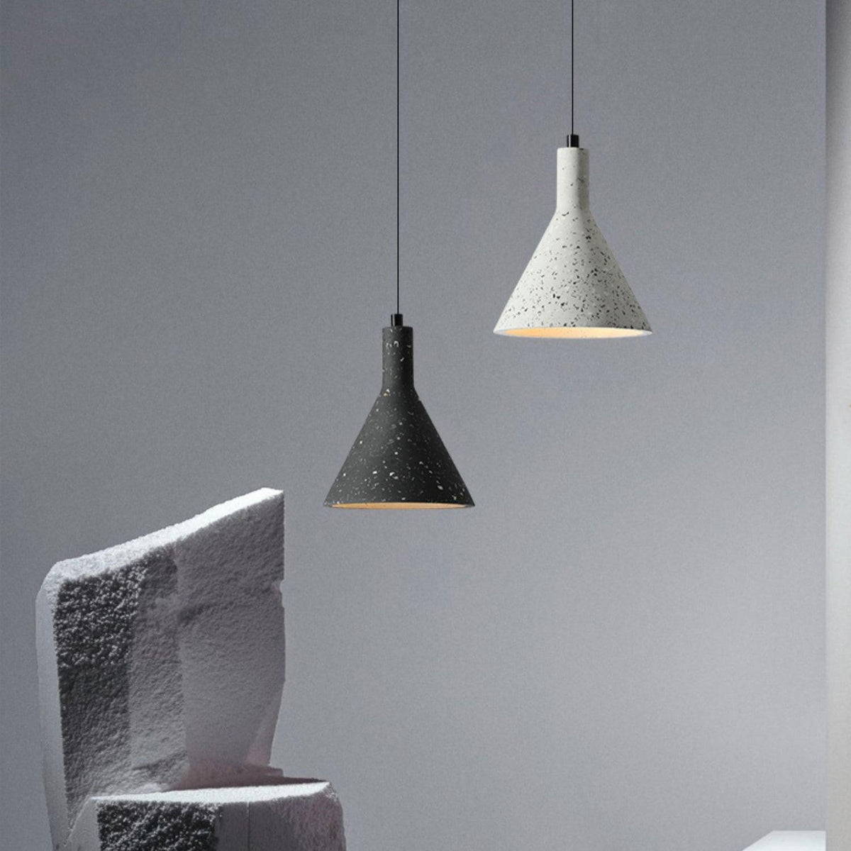 Pendant Light For Warm Ambience Minimalist Cement