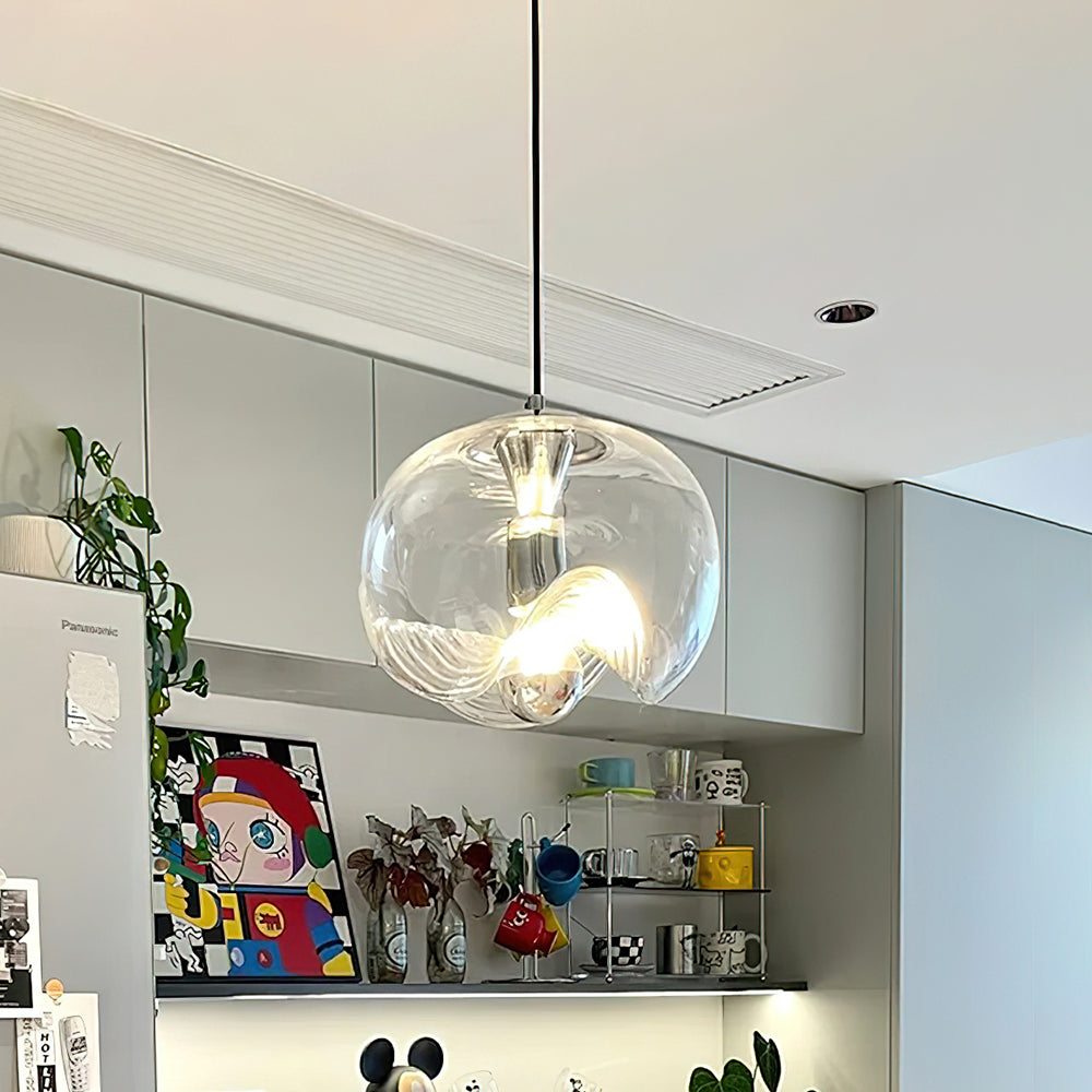 Three Heads Glass Pendant Light For Ambient Glow