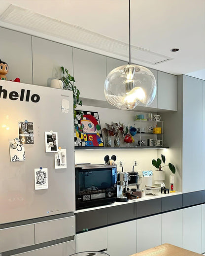 Three Heads Glass Pendant Light For Ambient Glow