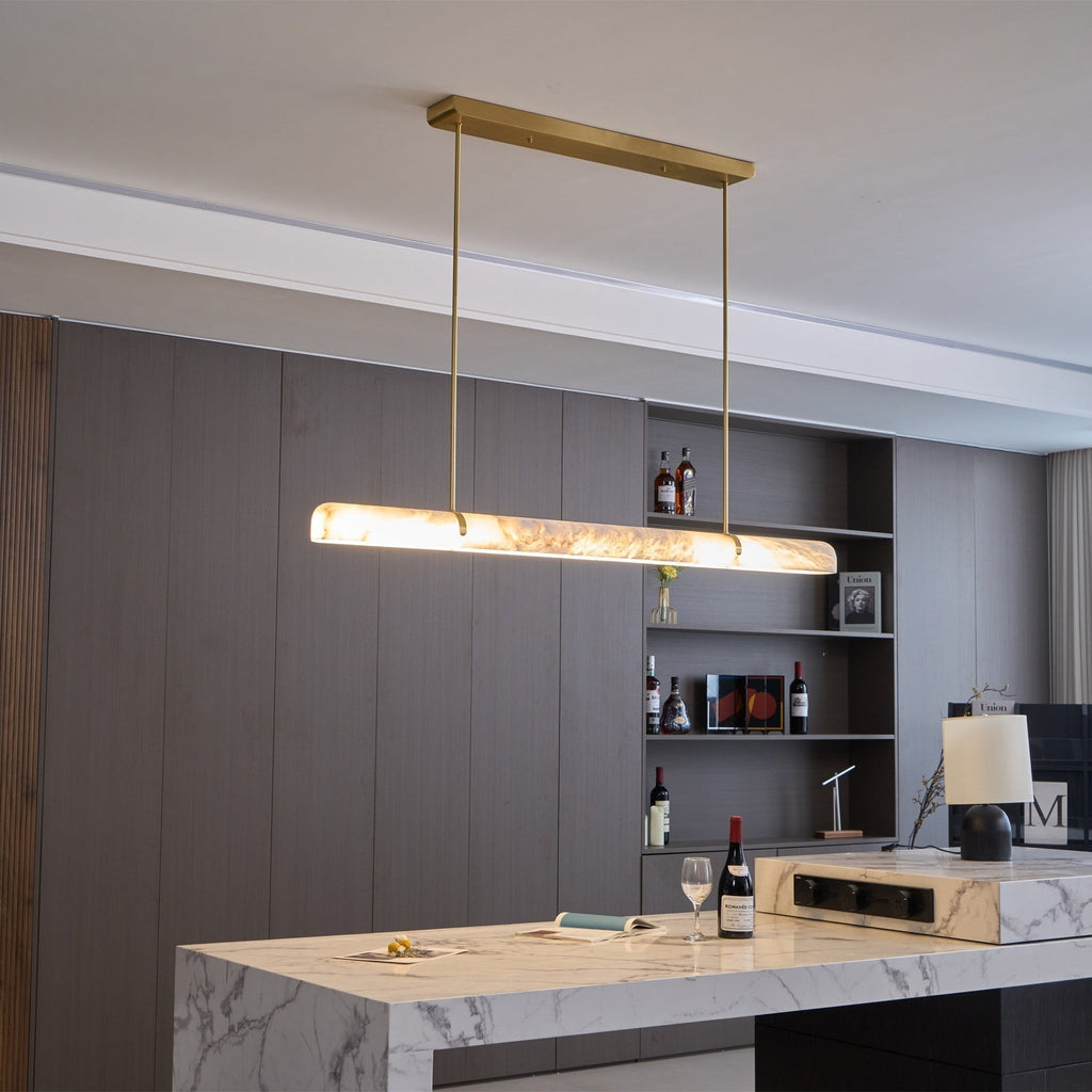 Adjustable Color Temperature Alabaster Pendant Light