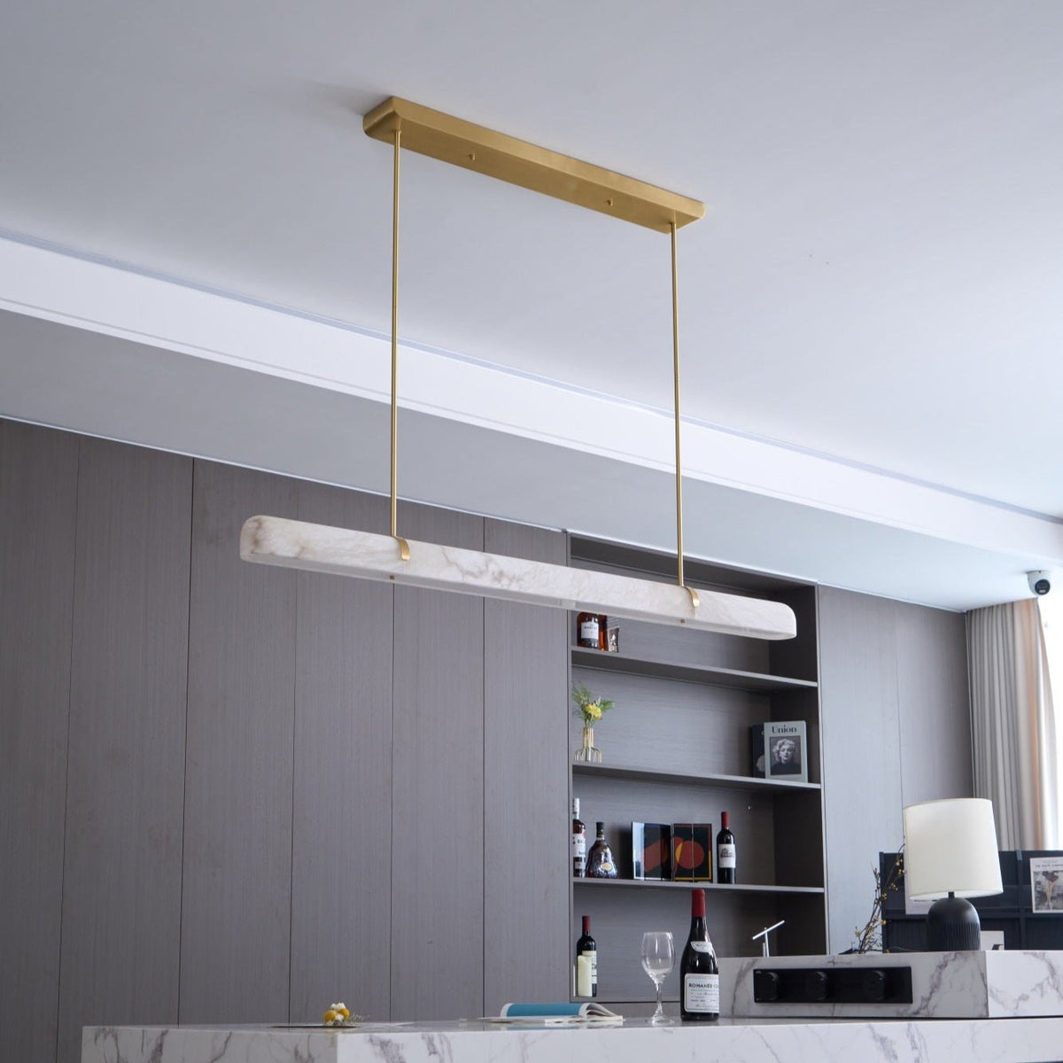 Adjustable Color Temperature Alabaster Pendant Light