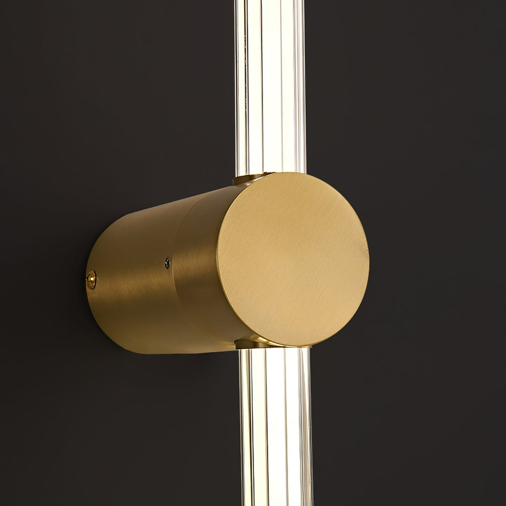 Copper Finish Aster Linear LED Wall Light