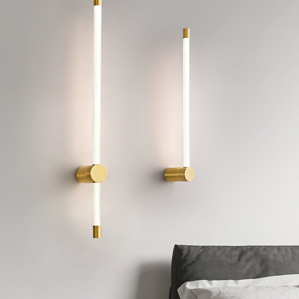Copper Finish Aster Linear LED Wall Light