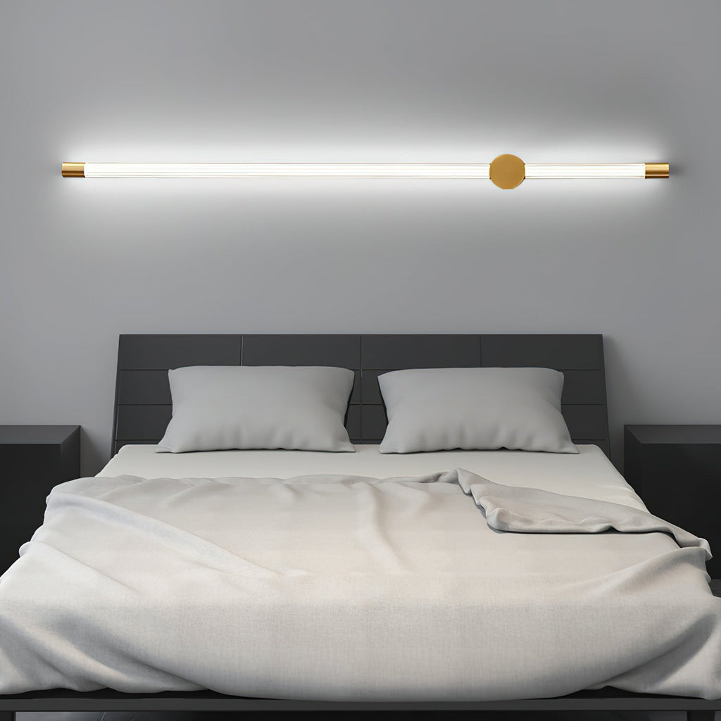 Copper Finish Aster Linear LED Wall Light