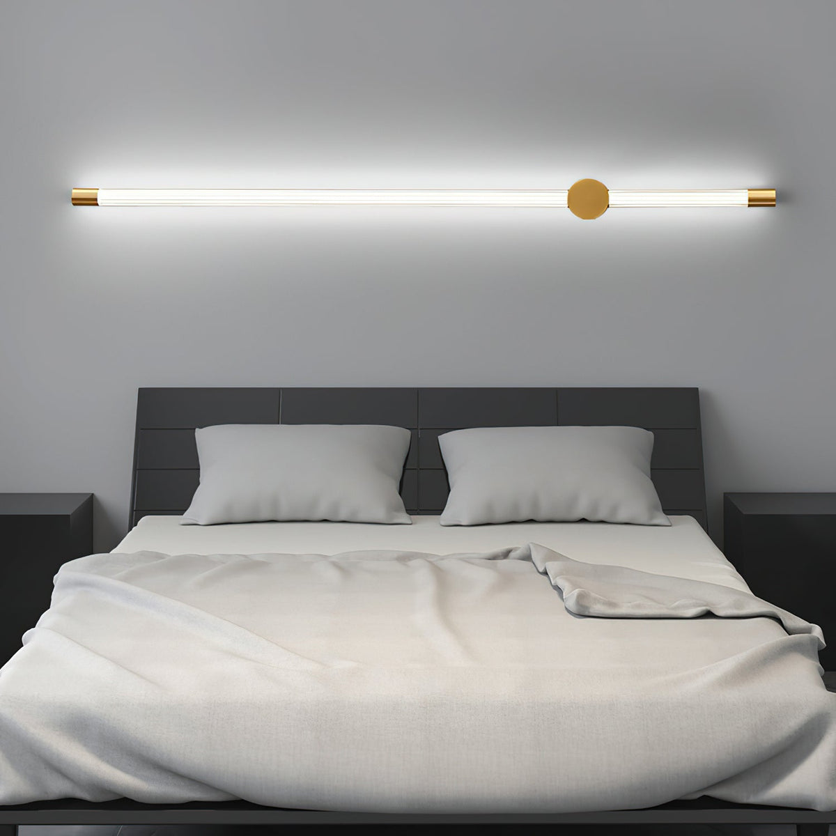 Copper Finish Aster Linear LED Wall Light