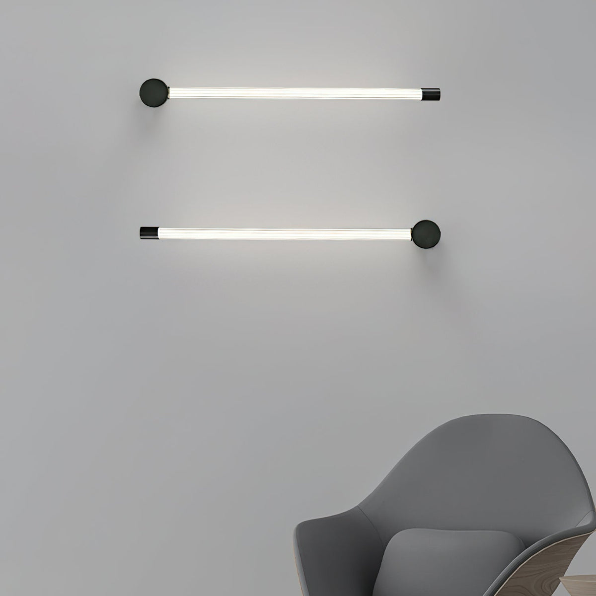 Copper Finish Aster Linear LED Wall Light