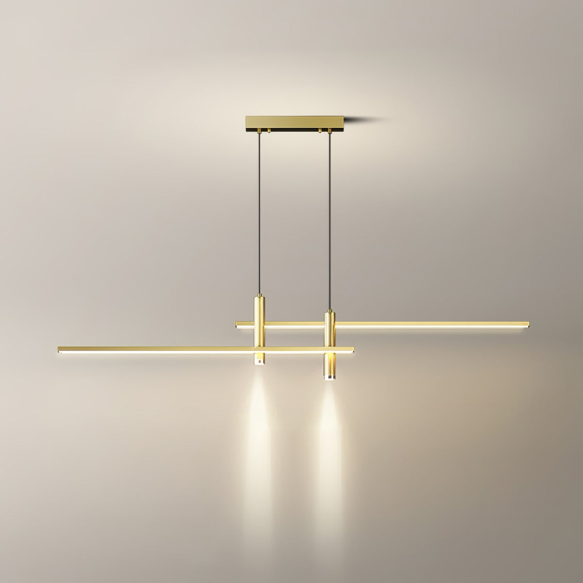 Focused Dining Illumination Modern Linear Pendant Light