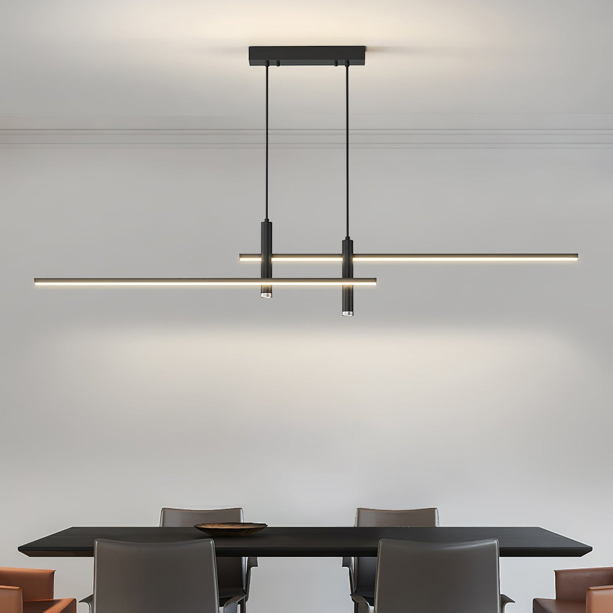 Focused Dining Illumination Modern Linear Pendant Light