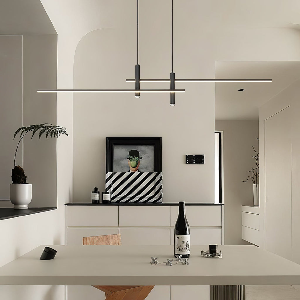Focused Dining Illumination Modern Linear Pendant Light