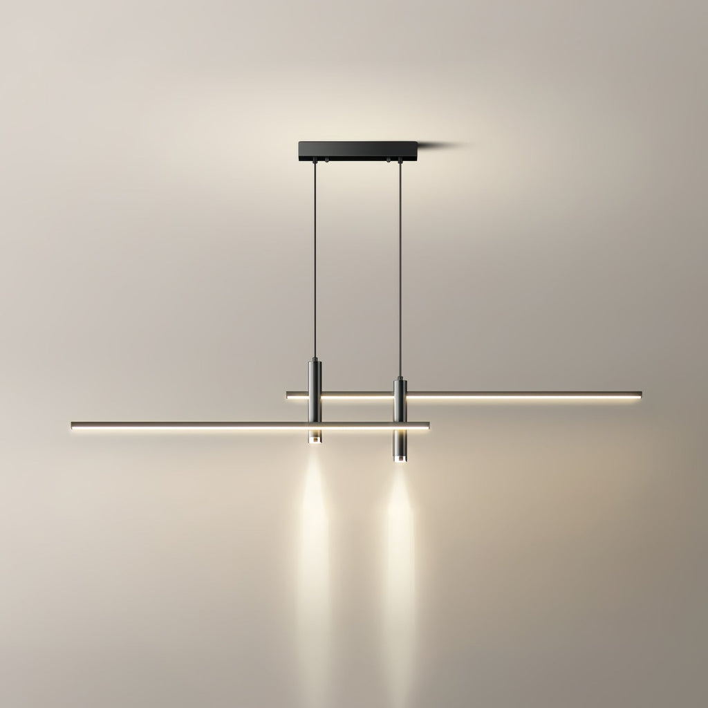 Focused Dining Illumination Modern Linear Pendant Light