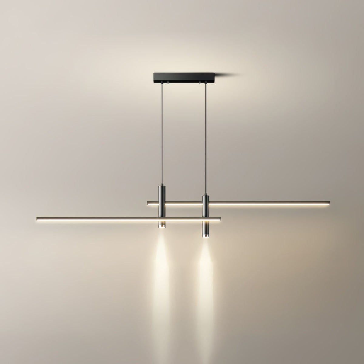 Focused Dining Illumination Modern Linear Pendant Light