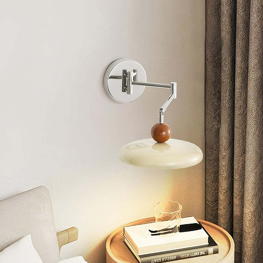 Three Colour Changing LEDs Premium Swing Arm Wall Light