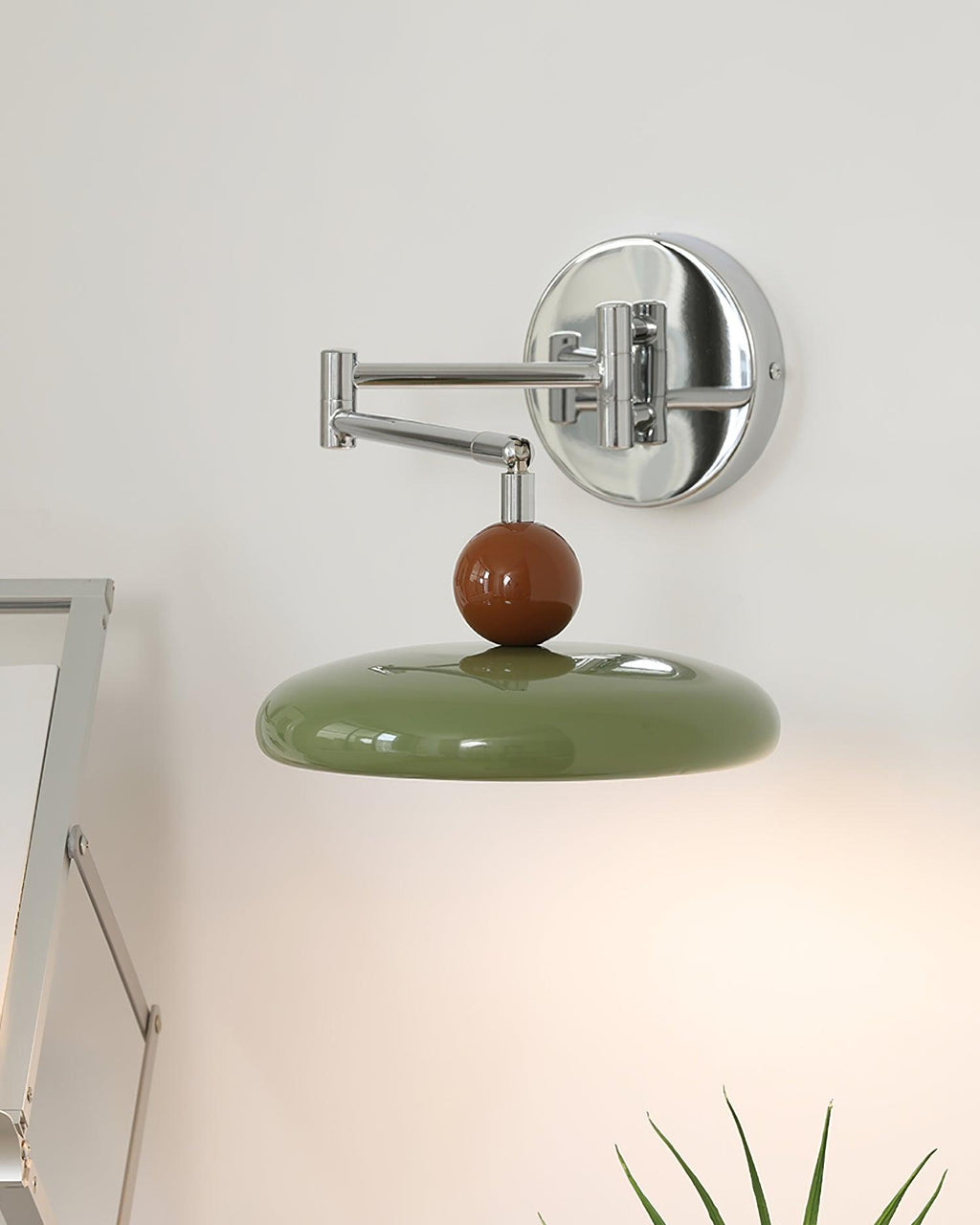 Three Colour Changing LEDs Premium Swing Arm Wall Light