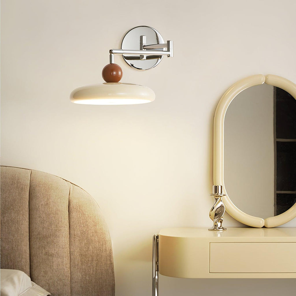Three Colour Changing LEDs Premium Swing Arm Wall Light