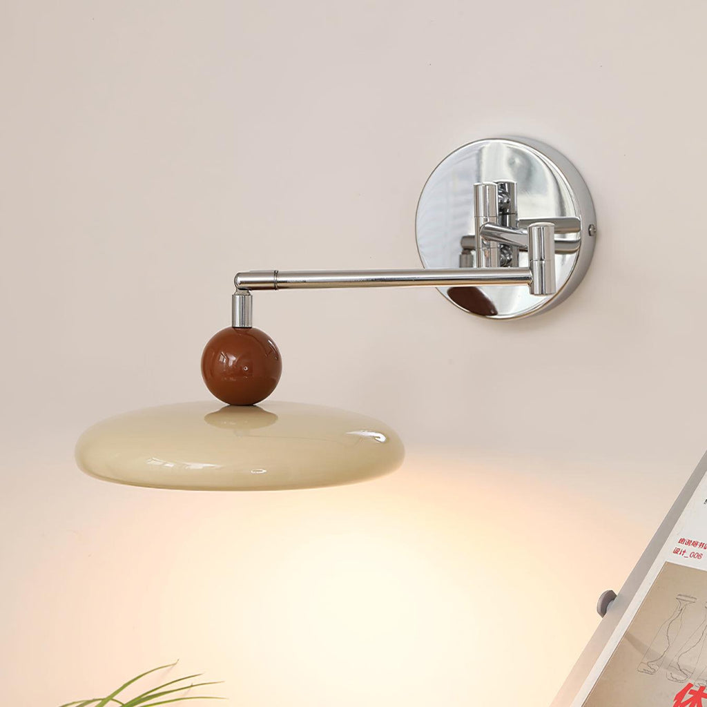 Three Colour Changing LEDs Premium Swing Arm Wall Light