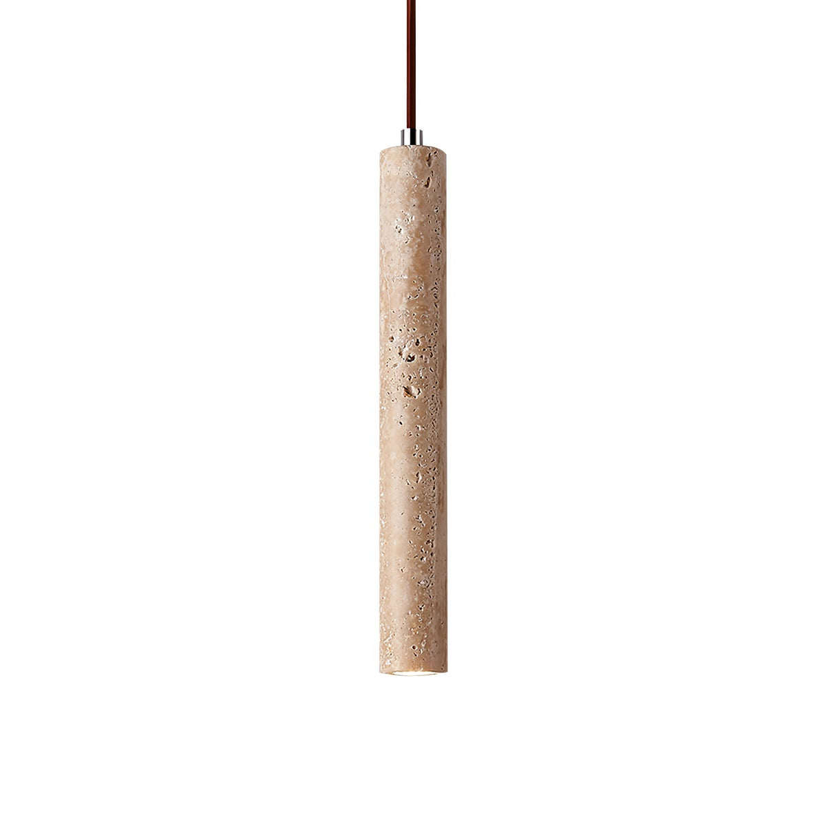 Indoor Ambience Cylindrical Pendant Light For Travertine