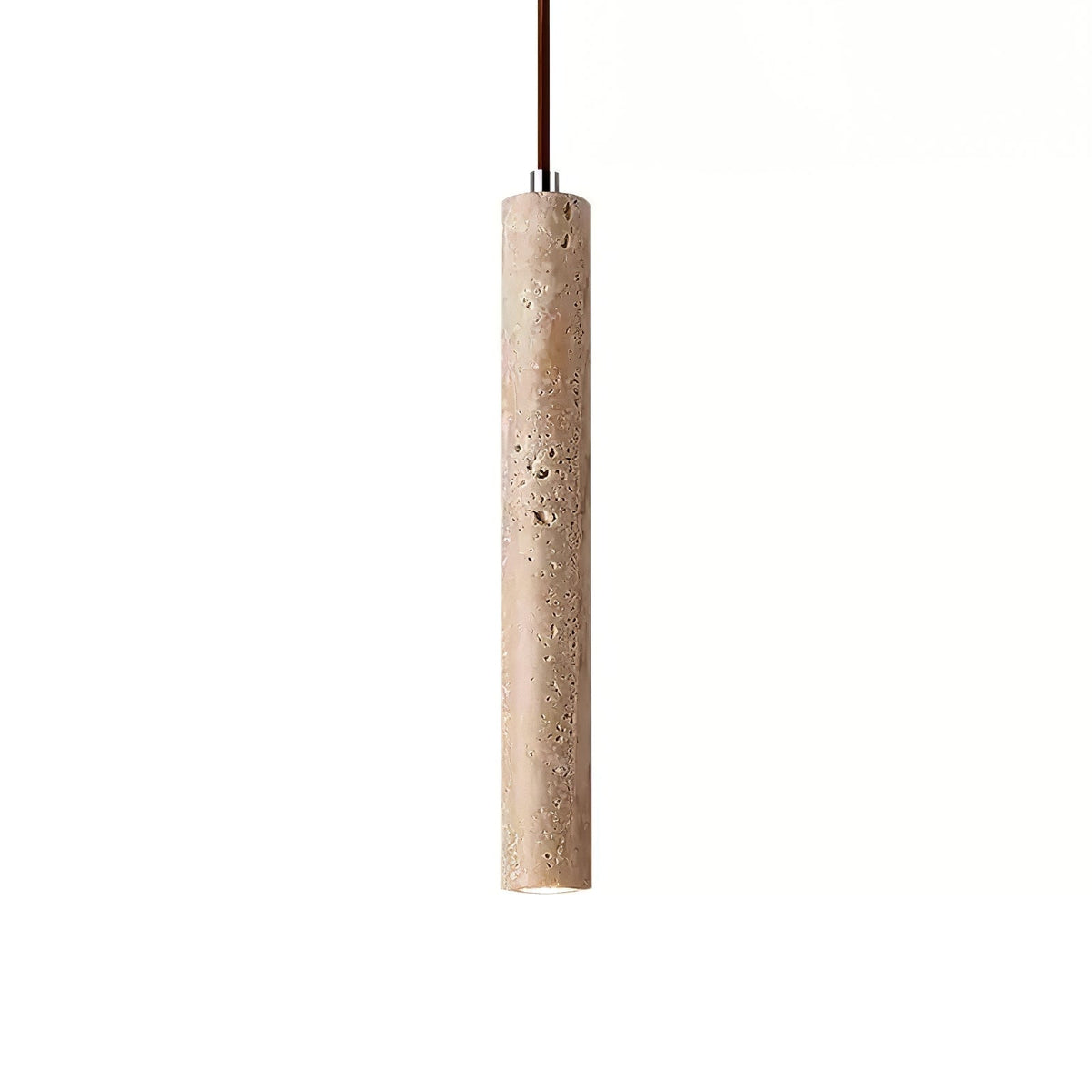 Indoor Ambience Cylindrical Pendant Light For Travertine