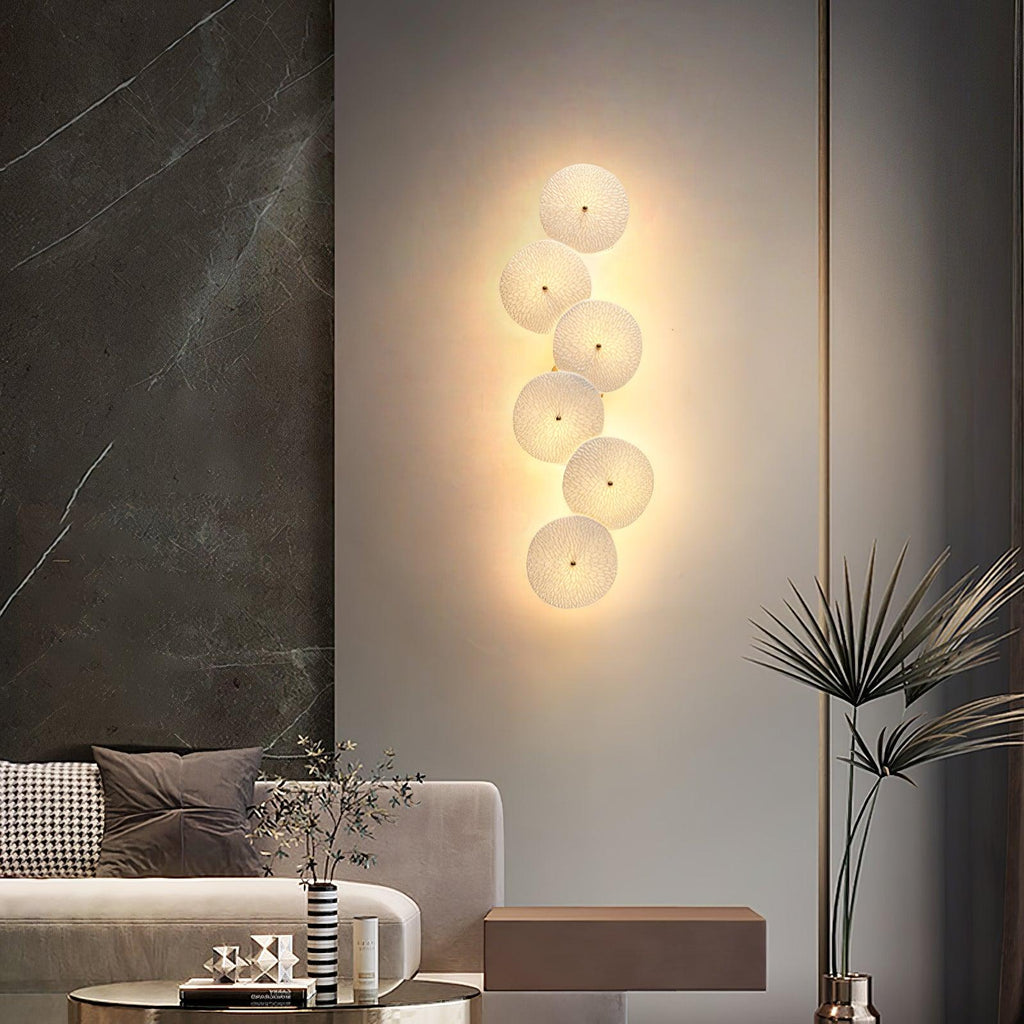 Lotus Petal Ceramic Serene Wall Light