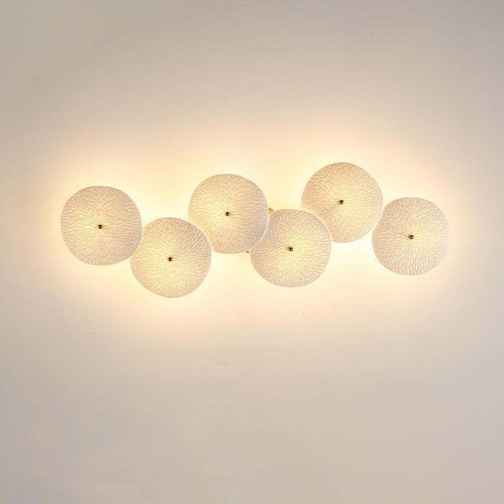 Lotus Petal Ceramic Serene Wall Light