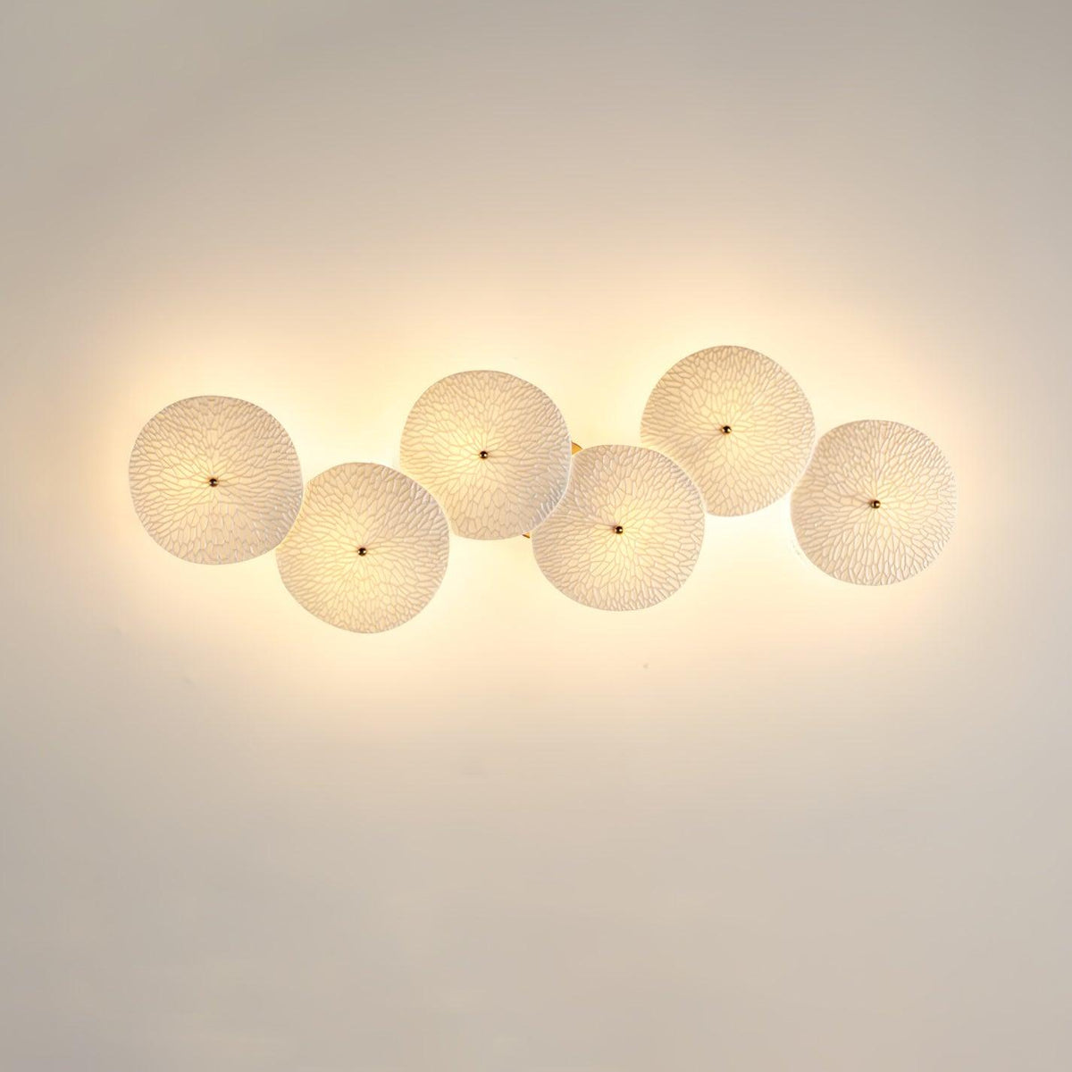 Lotus Petal Ceramic Serene Wall Light