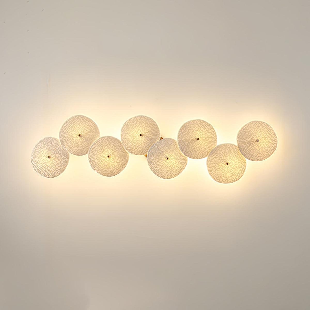 Lotus Petal Ceramic Serene Wall Light