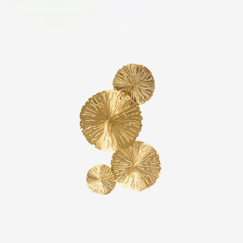 Stainless Steel Lotus Leaf Wall Sconce
