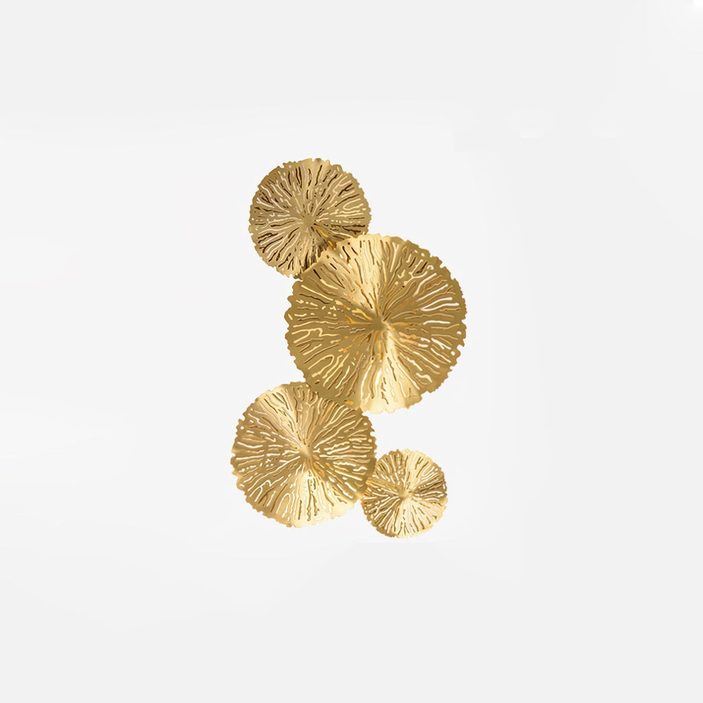 Stainless Steel Lotus Leaf Wall Sconce