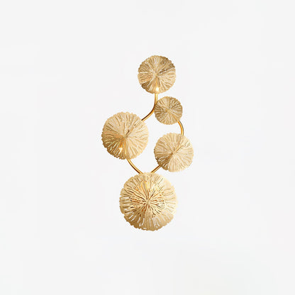 Stainless Steel Lotus Leaf Wall Sconce