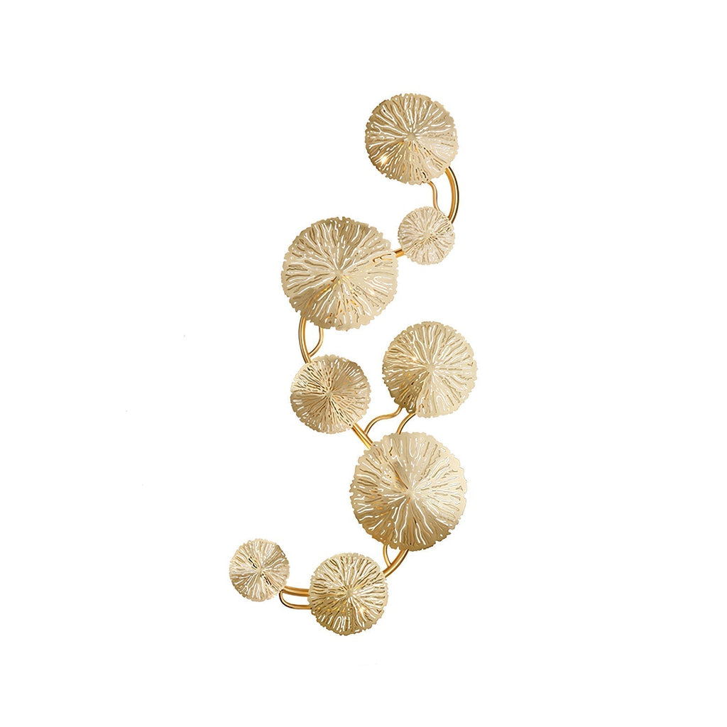 Stainless Steel Lotus Leaf Wall Sconce
