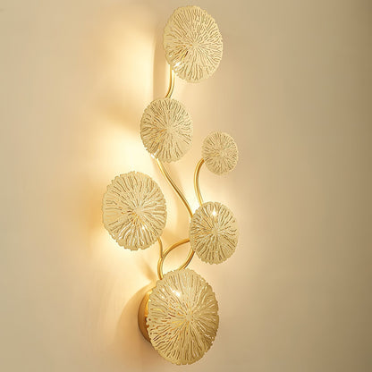 Stainless Steel Lotus Leaf Wall Sconce