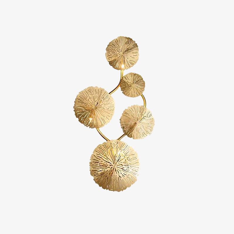 Stainless Steel Lotus Leaf Wall Sconce