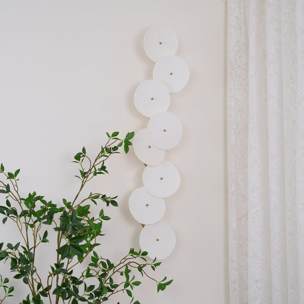 Lotus Petal Ceramic Serene Wall Light