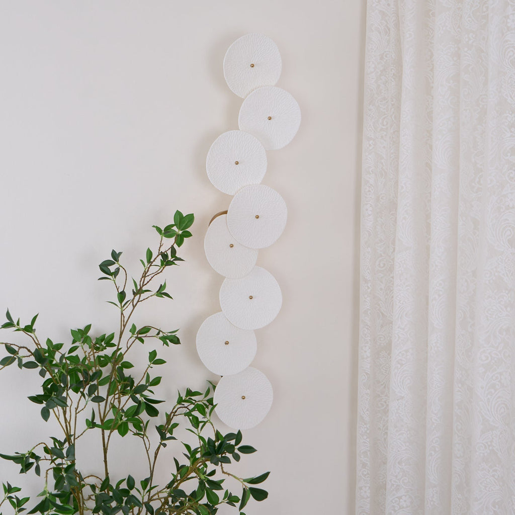 Lotus Petal Ceramic Serene Wall Light