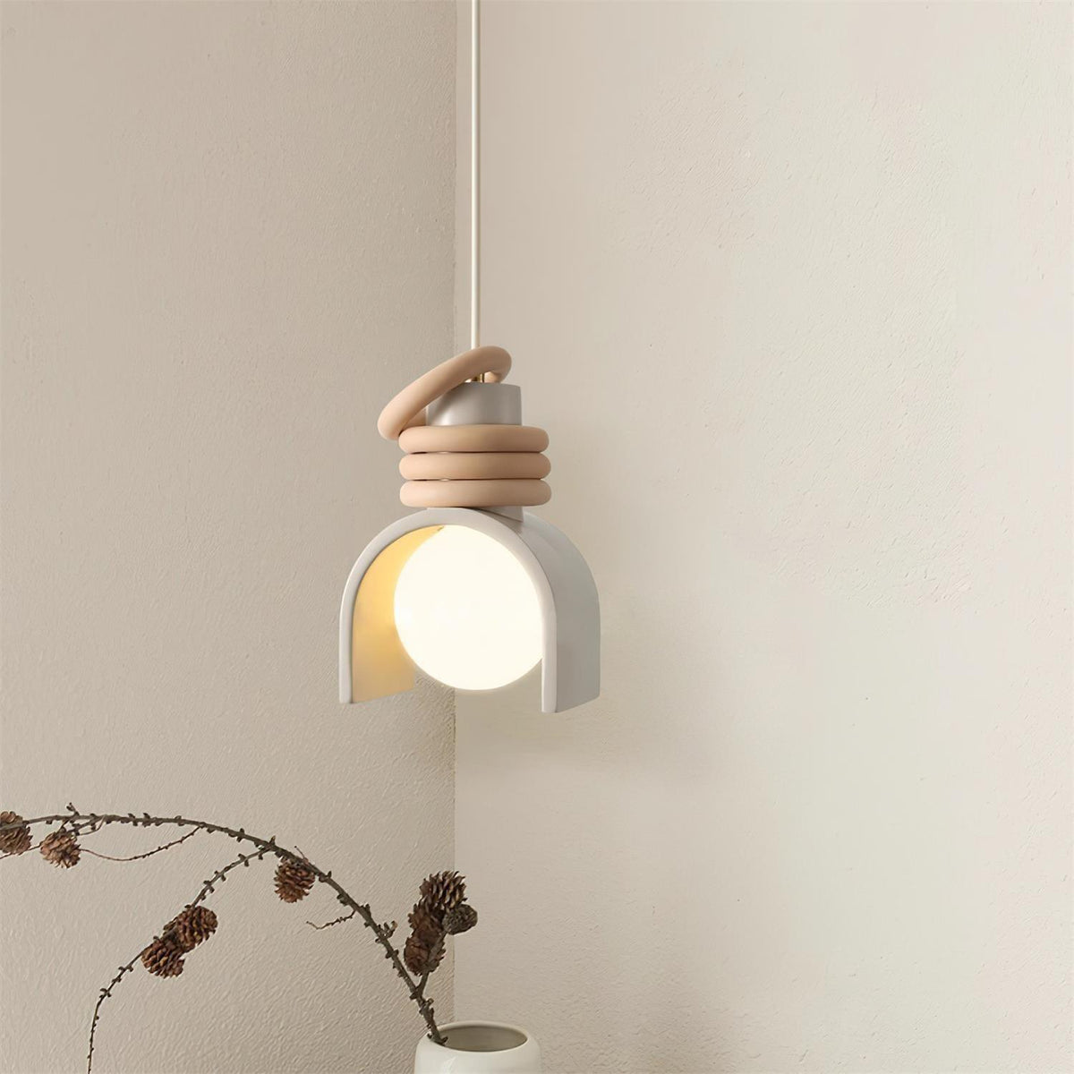 Glass Globe Pendant Light For Warm Dining Ambience