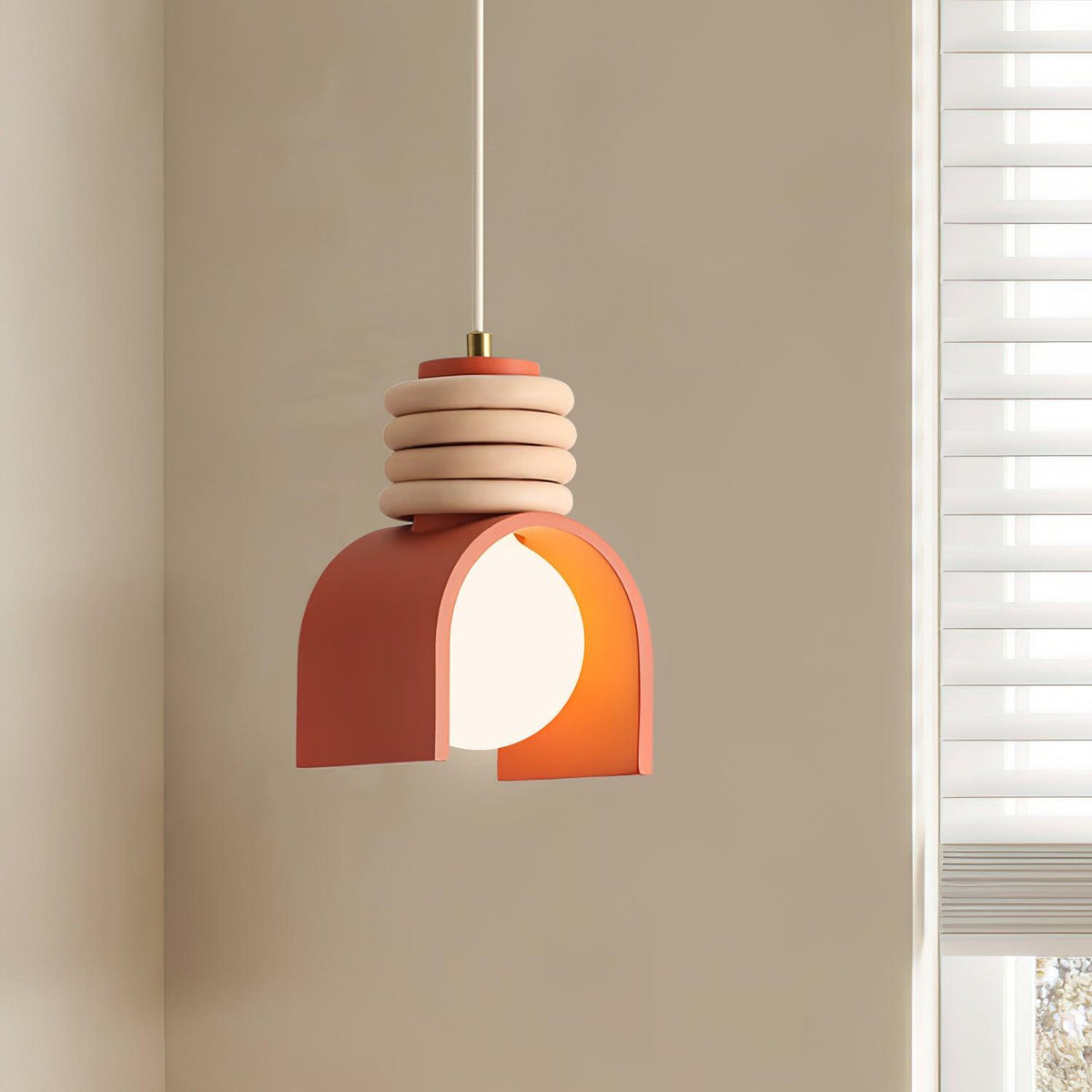 Glass Globe Pendant Light For Warm Dining Ambience