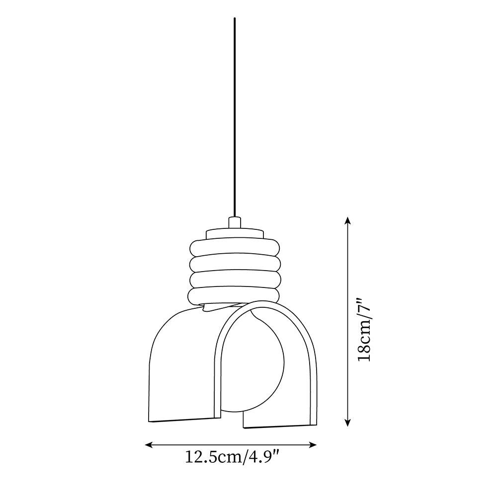 Glass Globe Pendant Light For Warm Dining Ambience