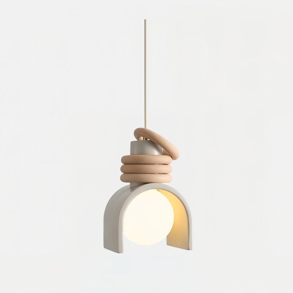 Glass Globe Pendant Light For Warm Dining Ambience