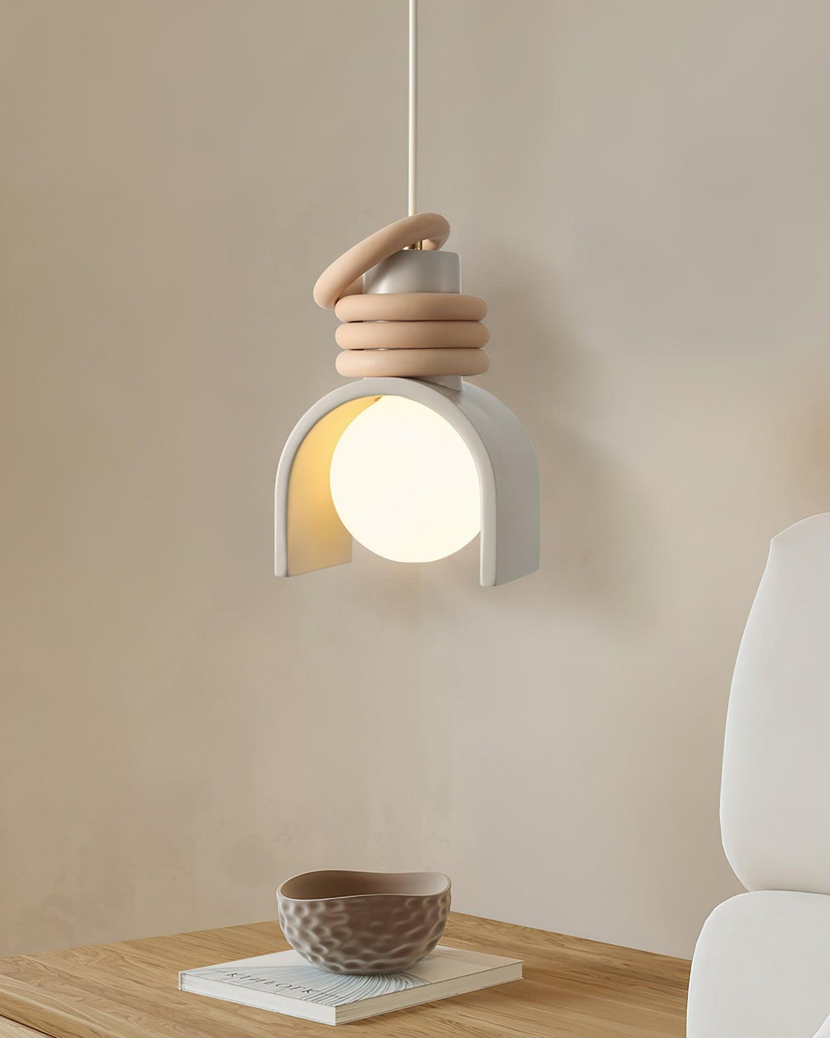 Glass Globe Pendant Light For Warm Dining Ambience