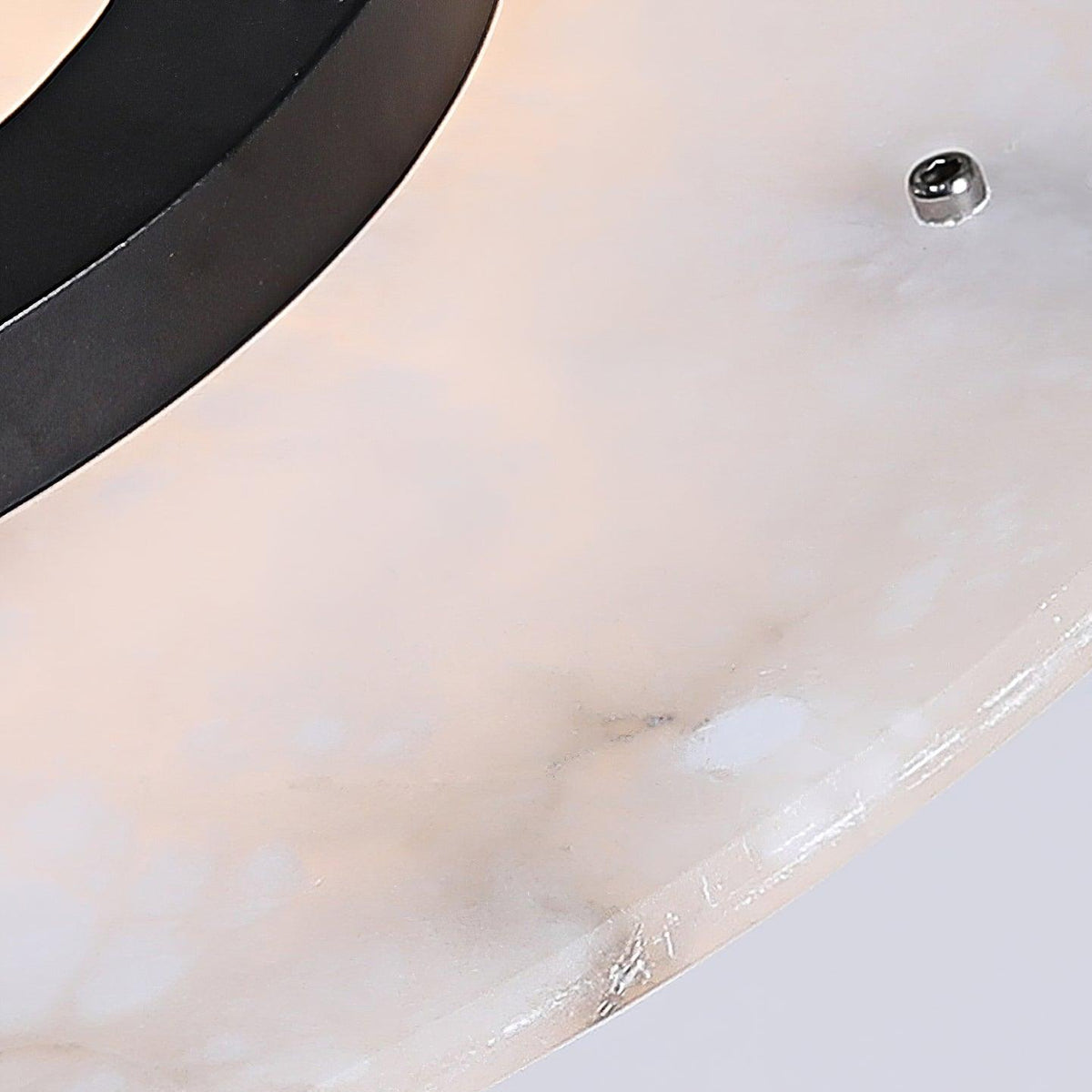 Soft Glow Pendant Light Alabaster Glass Shaped Disc