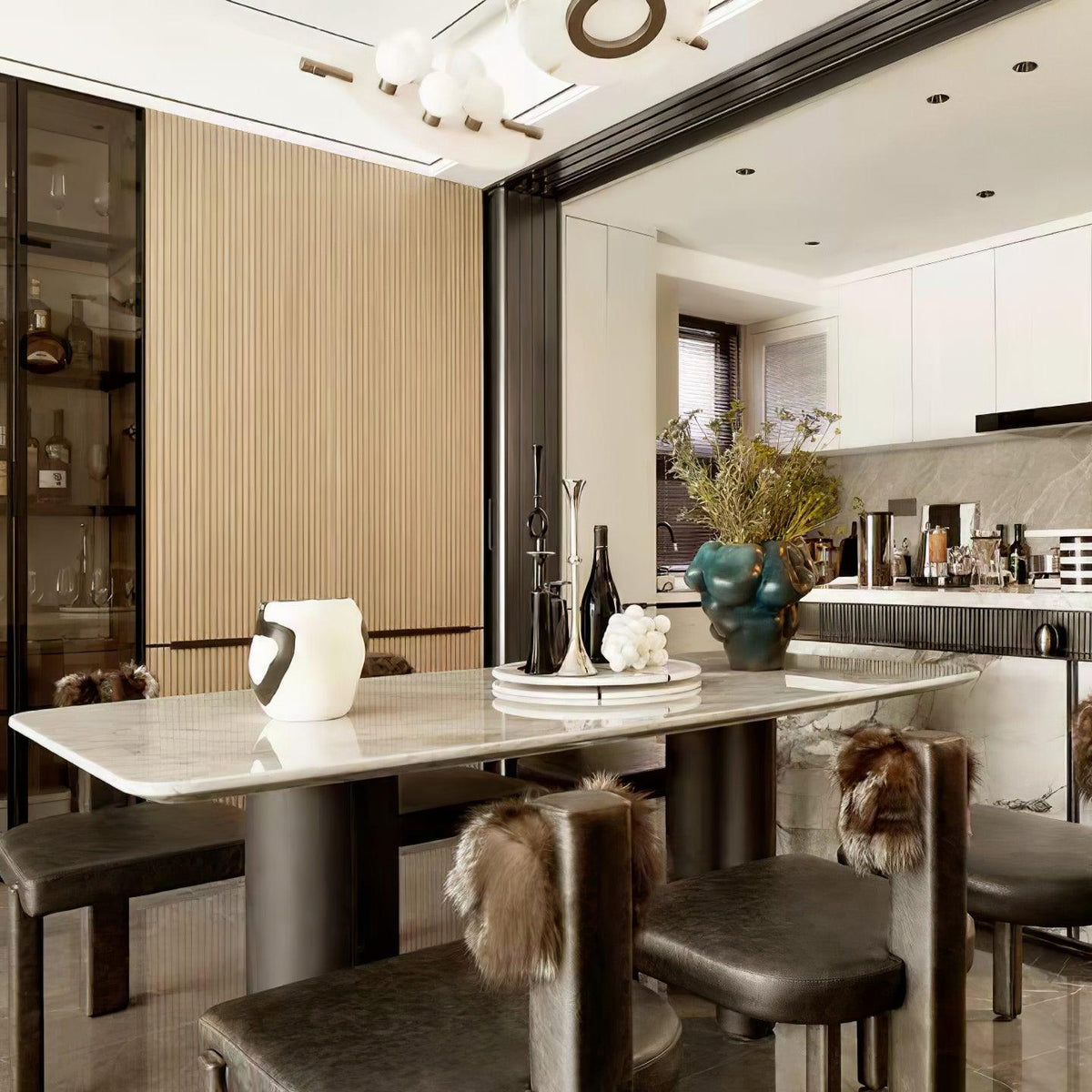 Soft Glow Pendant Light Alabaster Glass Shaped Disc